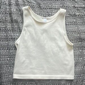NWT Cream Avocado Tank Top M/L